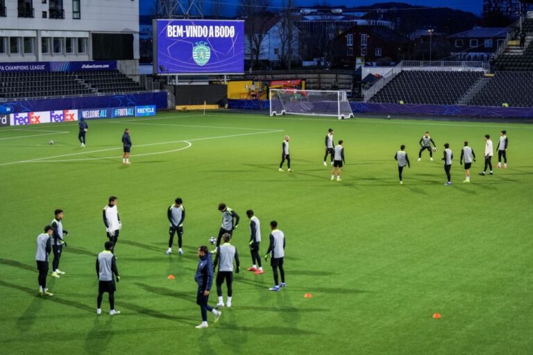 LC: Sporting inicia luta por presença nos 'quartos' no sintético do Bodo/Glimt
