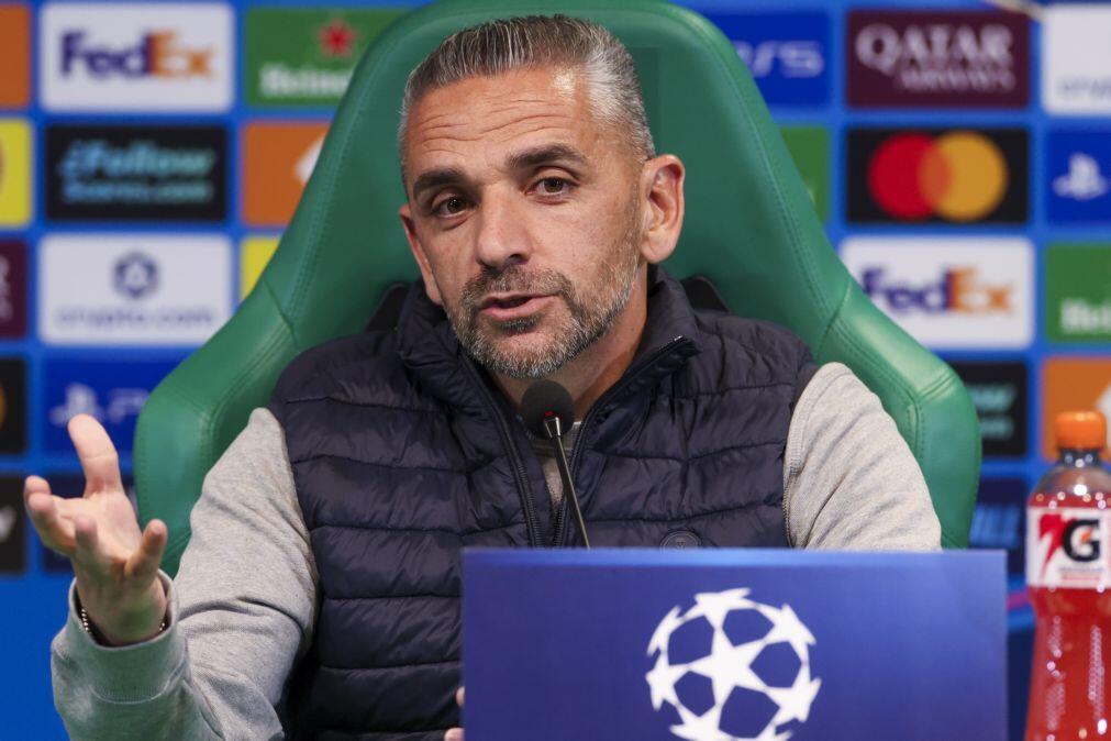 LC: Rui Borges procura jogo “quase perfeito” de Sporting crente e ambicioso
