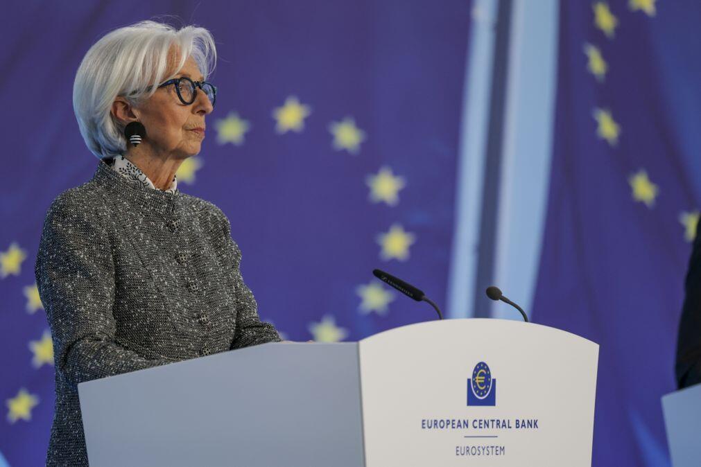 Lagarde assegura que BCE tem diferentes opções para reagir ao choque energético