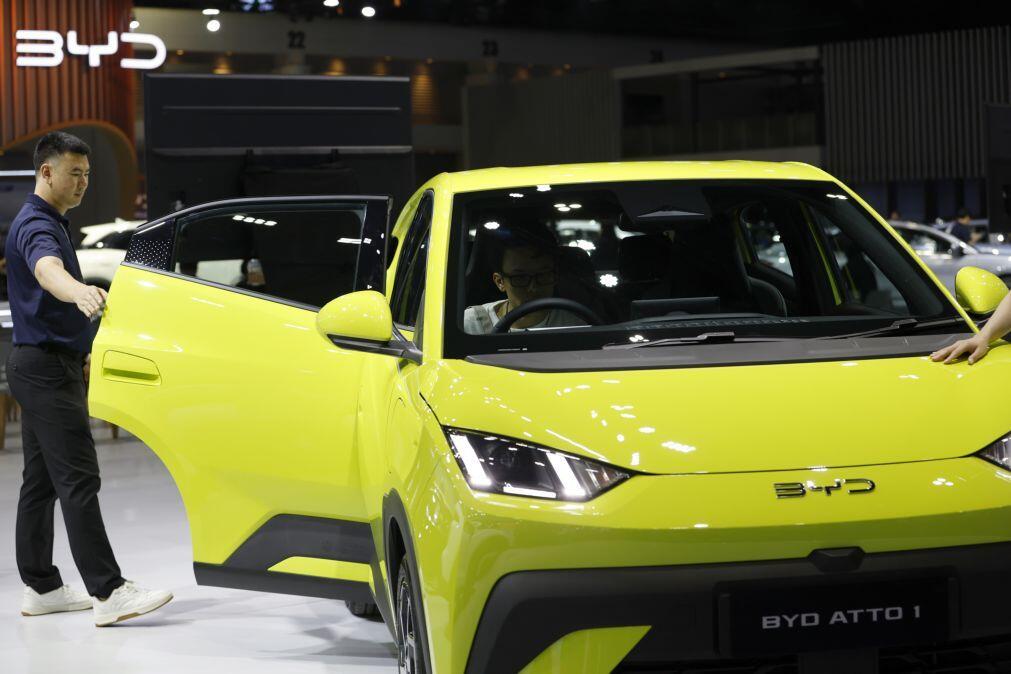 Lucros da BYD caem 19% para 4.086 ME em 2025
