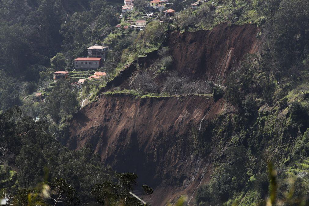 Família pode ser retirada de casa devido a grande derrocada na Madeira