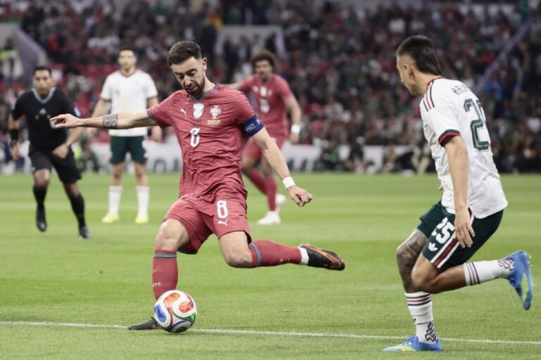 Portugal empata a zero com o México na reabertura do Estádio Azteca