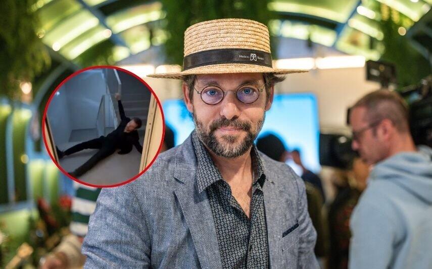 Jorge Corrula Em dia de aniversário, ator cai no hotel… podre de bêbado [vídeo]