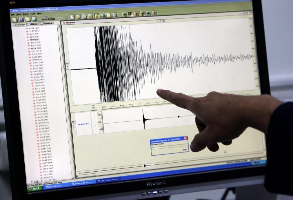 Sismo com epicentro em Espanha registado em Portugal