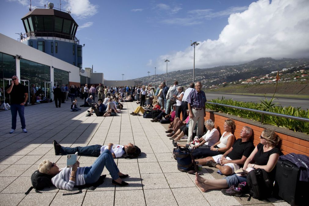 Aeroporto da Madeira sem movimento devido ao vento forte