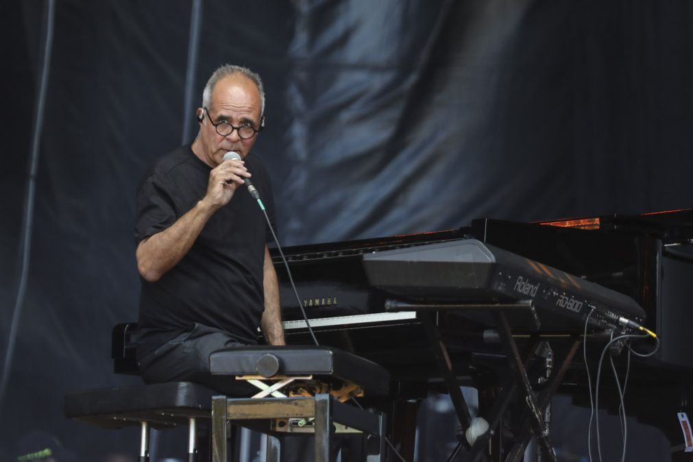 Rodrigo Leão e Augusto Brázio no primeiro aniversário do Centro de Artes de Vale de Cambra