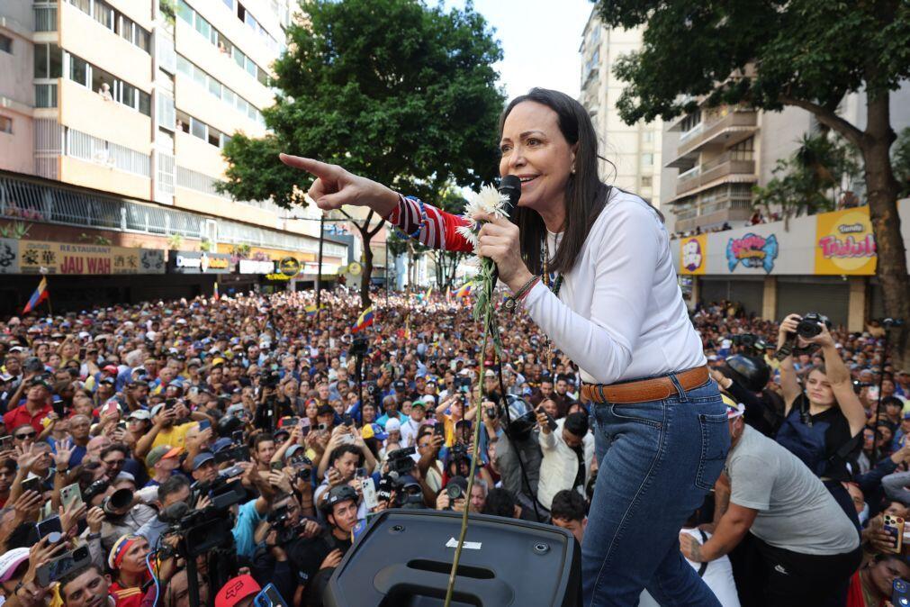 Partido de María Corina Machado denuncia “perseguição” a ativistas na Venezuela