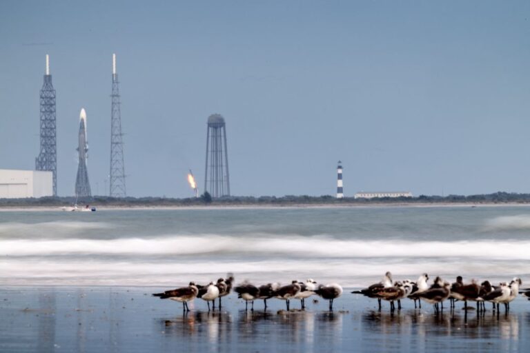 Blue Origin lança foguetão reutilizado New Glenn, mas falha órbita de satélite