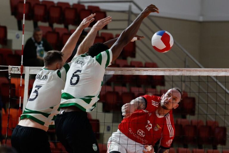 Benfica vence Leixões e reedita final do nacional de voleibol com o Sporting