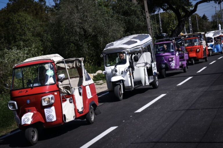 Condutores de animação turística protestam em Sintra contra novas regras de estacionamento