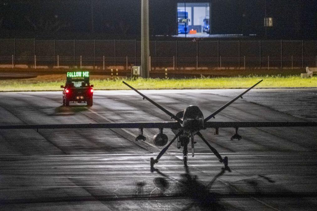 Irão: Base das Lajes recebe pela segunda noite consecutiva um drone MQ-9 Reaper dos EUA
