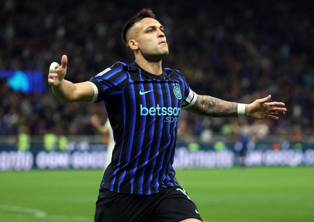 Líder Inter Mião regressa às vitórias com goleada de 5-2 à Roma