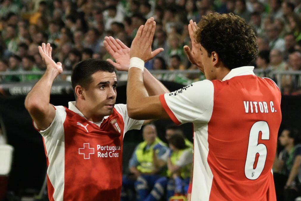 Sporting de Braga vence Betis com reviravolta e está nas meias-finais da Liga Europa