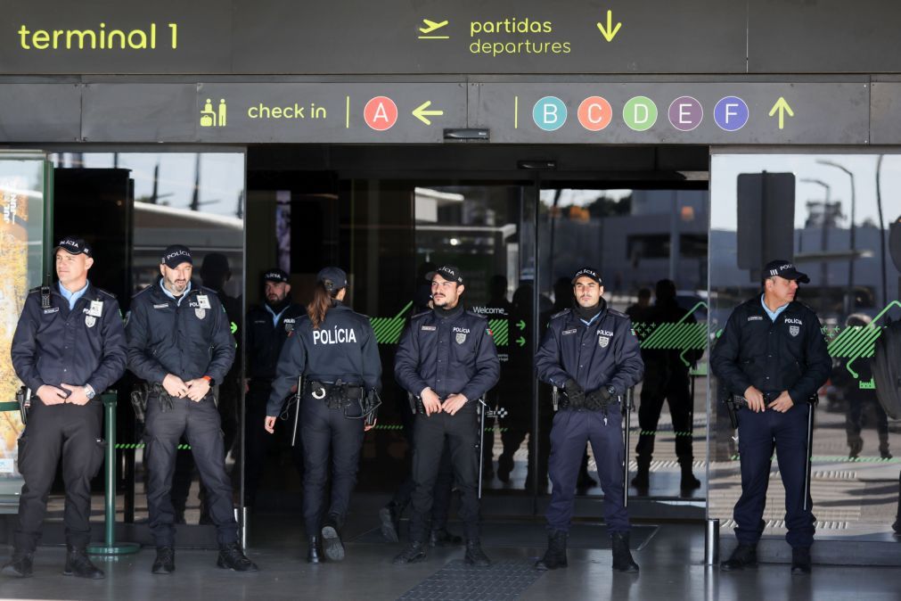 Aeroporto vai ter reforço de 48 agentes da PSP a partir de sexta-feira