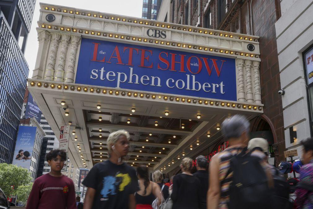 Trump regozija-se com fim de programa televisivo “The Late Show”