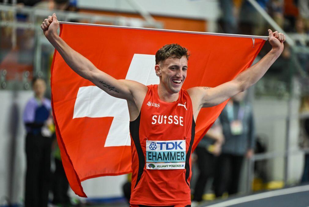 Suíço Simon Ehammer com melhor marca do ano no salto em comprimento