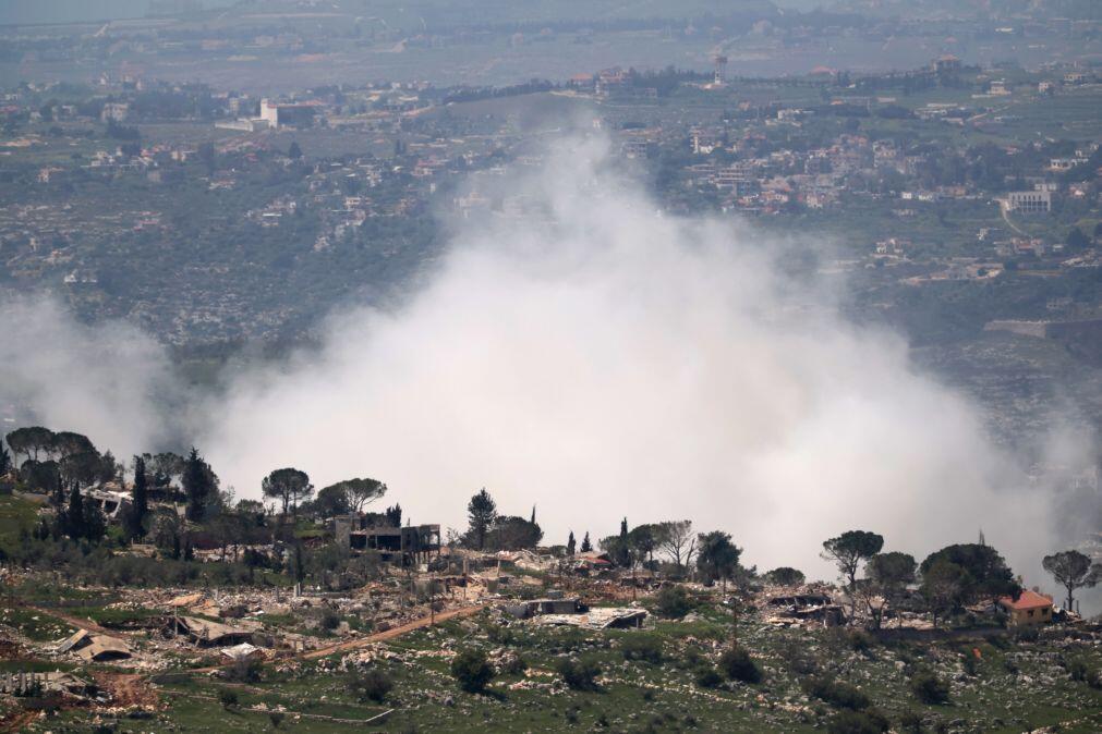 Pelo menos 12 pessoas morreram em ataques de Israel no leste do Líbano