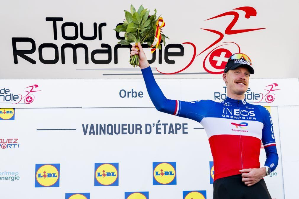 Dorian Godon vence terceira etapa da Volta à Romandia, Tadej Pogacar segue líder
