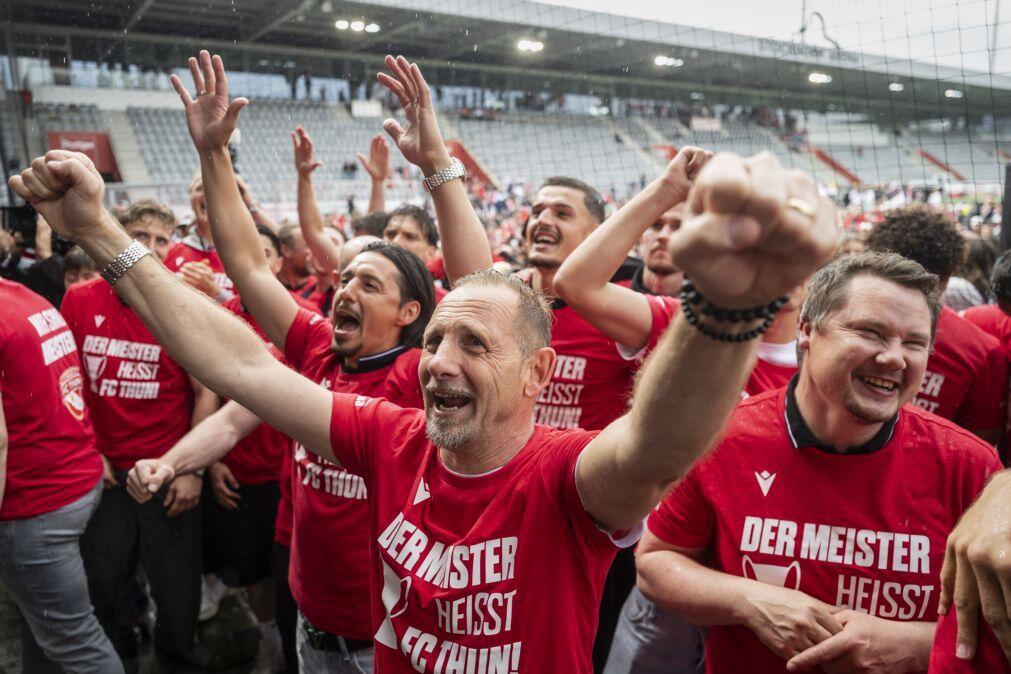 Thun sagra-se campeão da Suíça pela primeira vez e um ano após subir de divisão