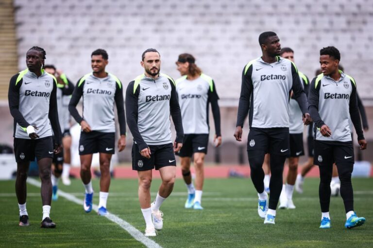 Hjulmand falha treino de adaptação do Sporting ao Estádio Nacional