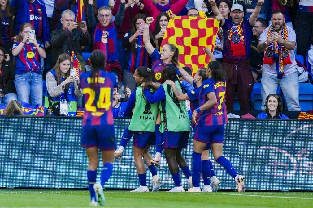 FC Barcelona goleia OL Lyonnes e conquista Liga dos Campeões feminina