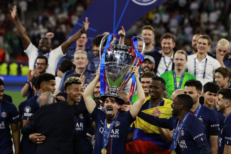 Bicampeão europeu Vitinha eleito melhor jogador da final da Liga dos Campeões
