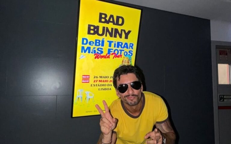 Bad Bunny Famosos invadem concerto em Lisboa e visuais dão que falar (Galeria)