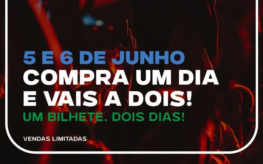 North Festival Oportunidade única! Paga um bilhete… e vai a dois dias