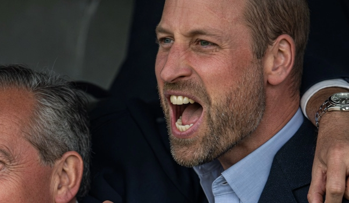 William eufórico em Istambul: o príncipe que chora de alegria pelo Aston Villa