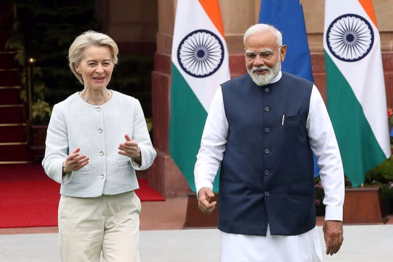 Von der Leyen quer fechar acordo comercial com Índia no final do mês em Nova Deli