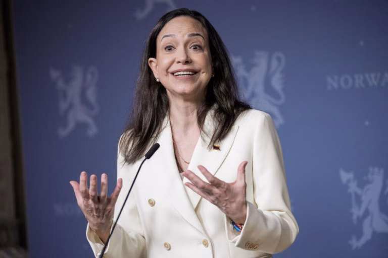María Corina Machado agradece firmeza de Trump