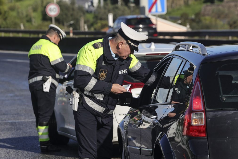 GNR deteve em quatro horas 66 condutores embriagados nas vias de acesso a Lisboa