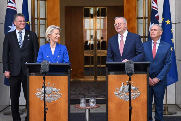 Austrália e União Europeia assinam acordo de comércio livre
