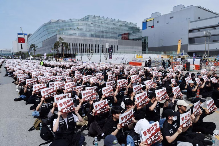 Falham negociações entre Samsung e sindicatos da Coreia do Sul para evitar greve