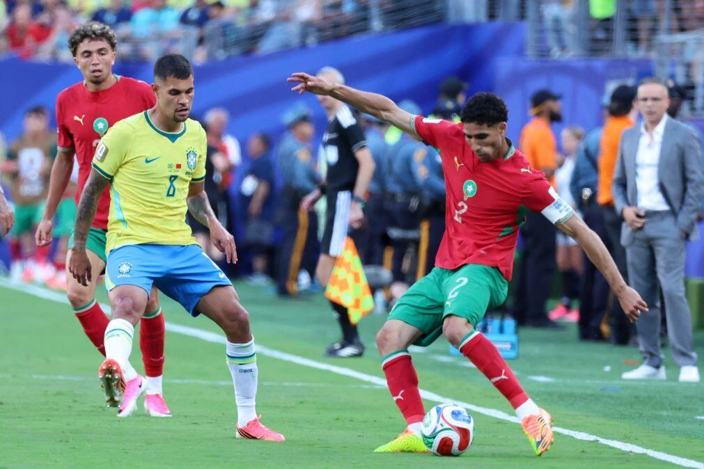 Brasil e Marrocos empatam a um golo no palco da final do Mundial de futebol