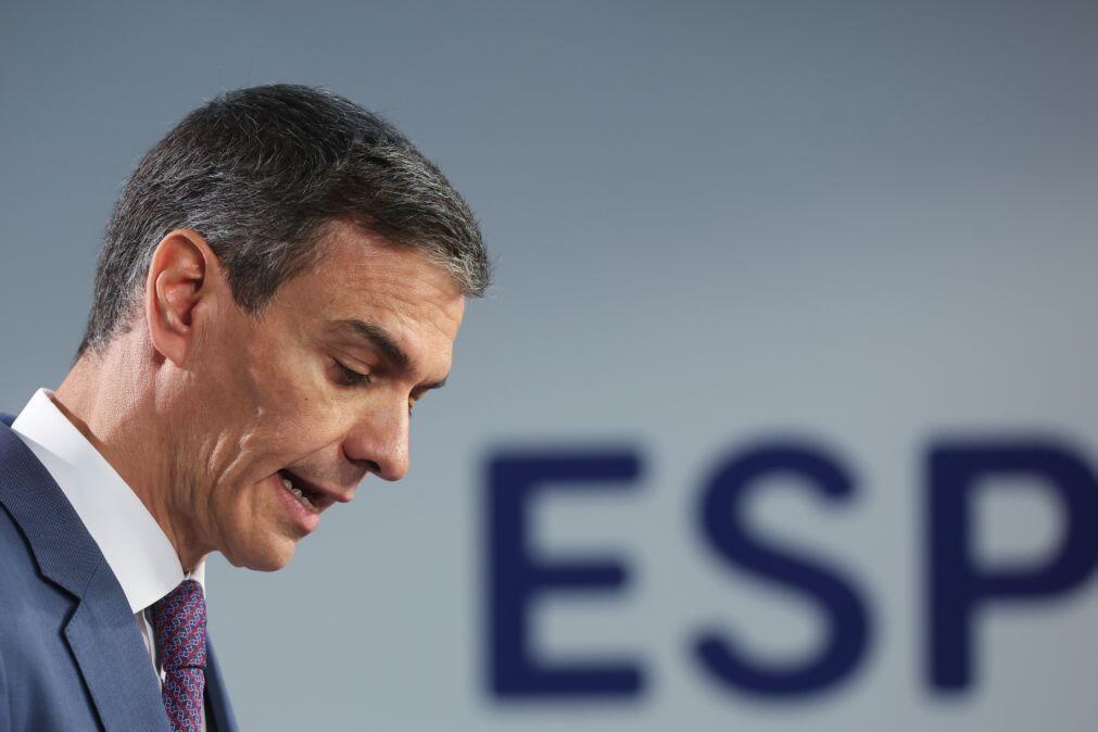 Sánchez fala a deputados espanhóis com agenda marcada por casos judiciais