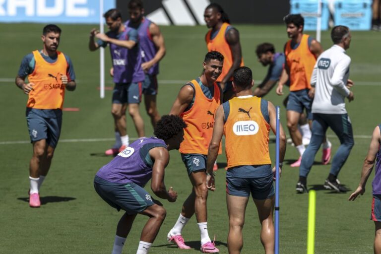 Mundial2026: Portugal realiza último treino antes do duelo com Uzbequistão