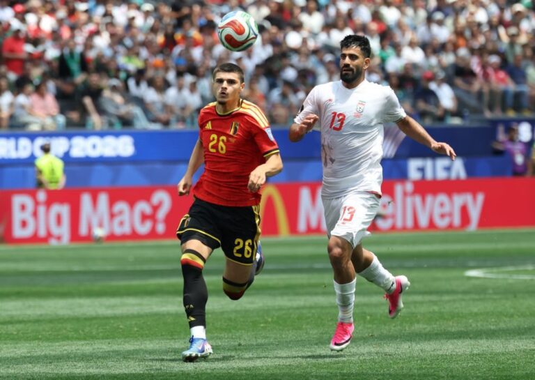 Bélgica e Irão empatam a zero no Grupo G do Mundial2026