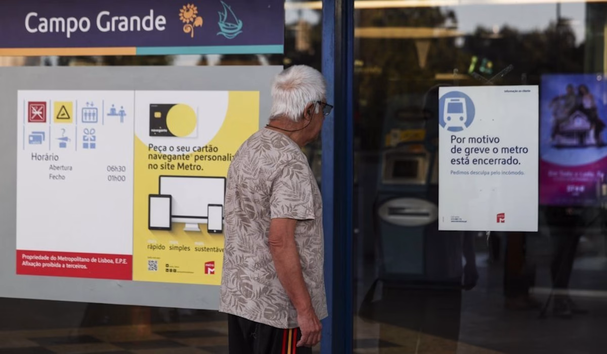 Greve geral: Metro de Lisboa para a partir das 23h00 desta terça-feira