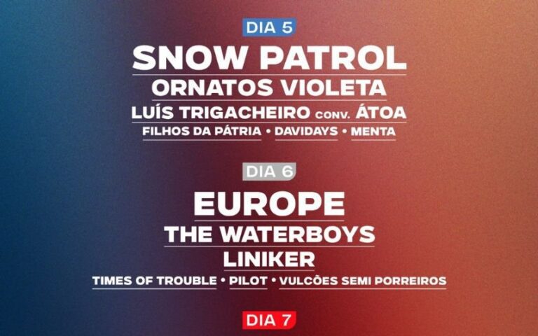 North Festival Três dias de pura euforia! O guia completo do cartaz para não perder nada