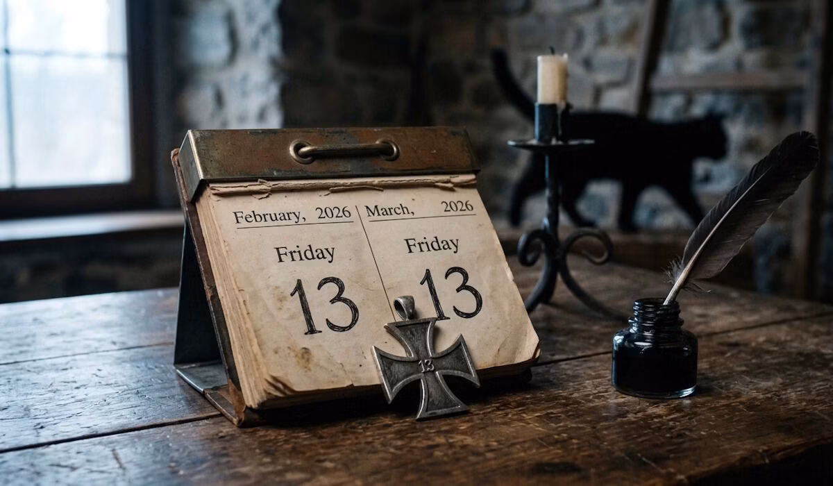 Sexta-feira 13: O triplo desafio à sorte no calendário de 2026