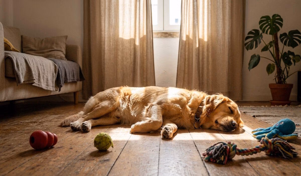 Por que razão os cães adoram dormir ao sol? A ciência por trás do banho de sol canino