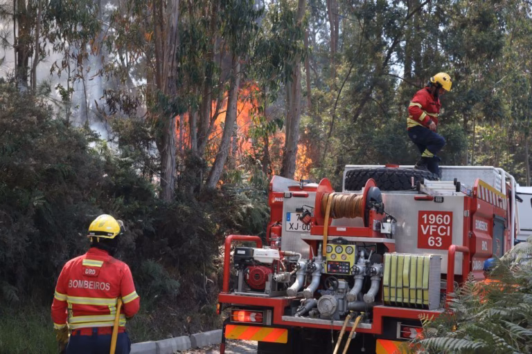 Mais de 40 operacionais e helicóptero da proteção civil combatem fogo na Madeira