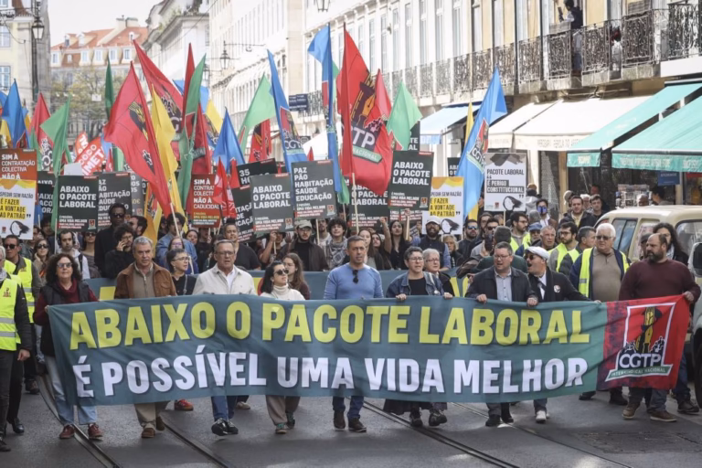 Milhares manifestaram-se em Lisboa contra o pacote laboral