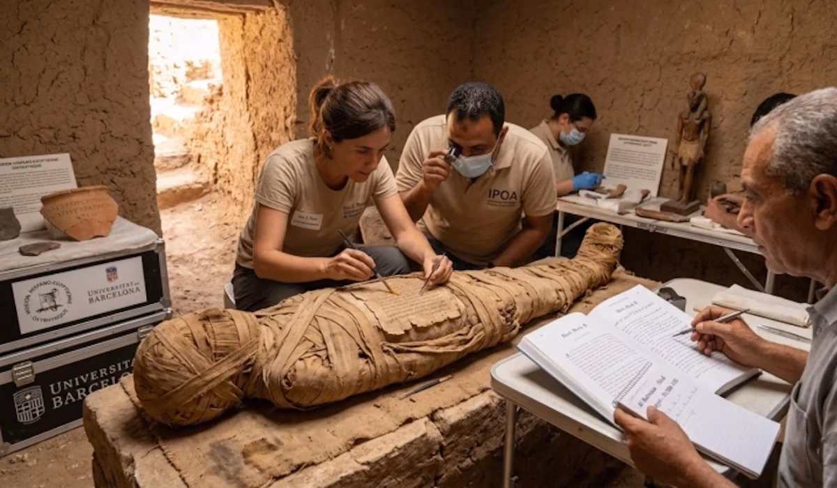 Múmia egípcia de 1.600 anos guardava fragmento da Ilíada de Homero
